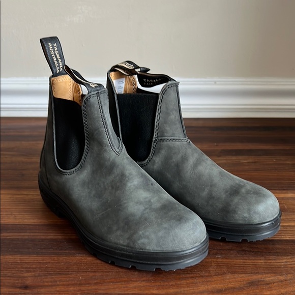 Blundstone Chelsea Boots Unisex AU/UK Size 4 Rustic Black Gray US W7 / US M5 - Picture 1 of 12